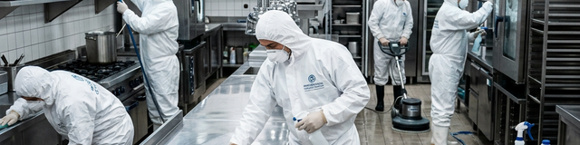 Brigade de nettoyage de cuisine